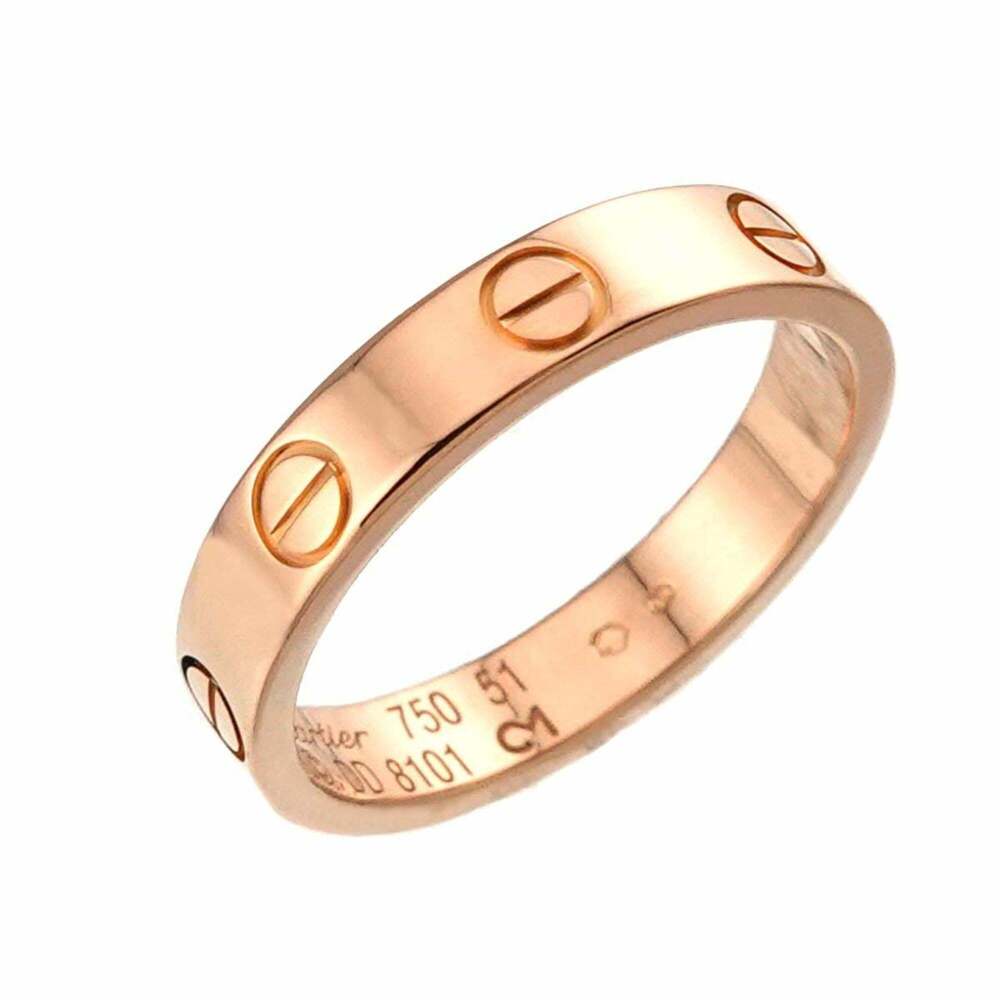 CARTIER Authentic 18k Gold Love Ring #51 - Picture 3 of 5